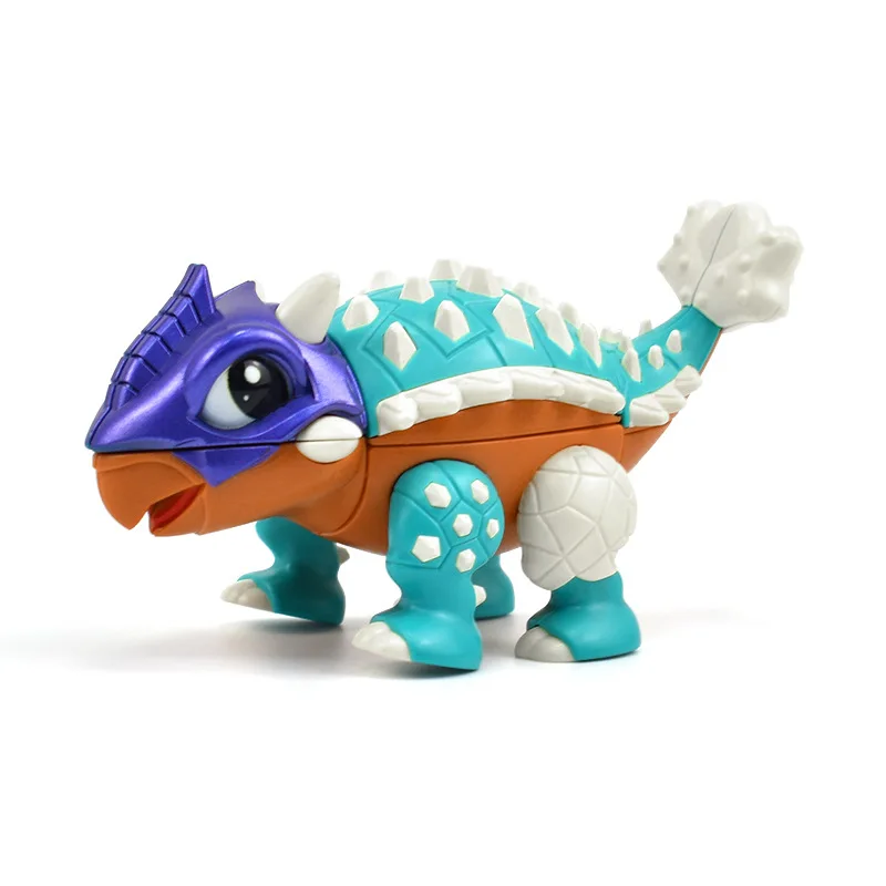 New Cartoon 2x2x3 Cube 223 Parasaurolophus Vicissiturus Ankylosaurus Dinosaur Alien Cartoon Cube Animal Toys for Children