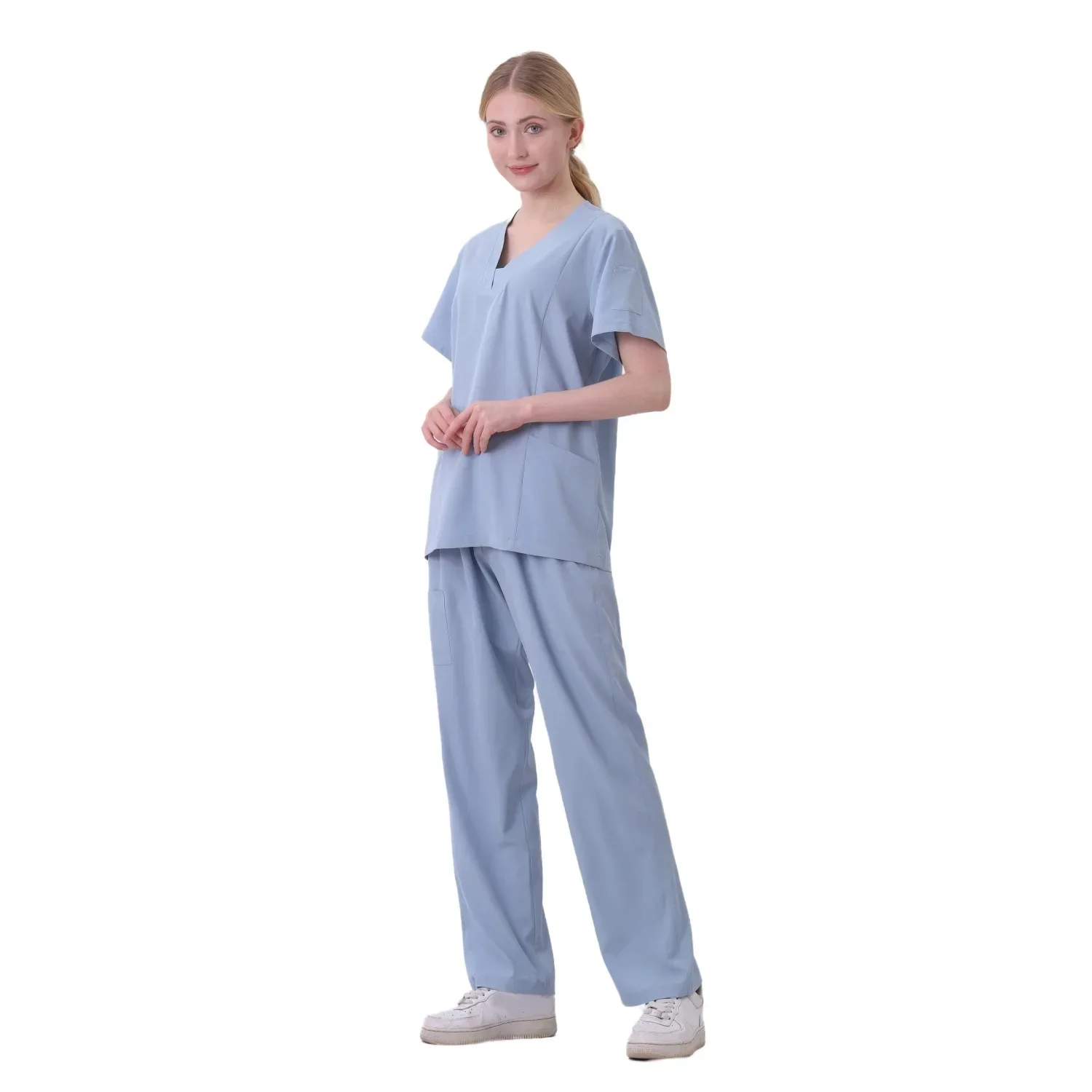 Uniforme exfoliante de alta calidad, pantalones para correr, ropa de trabajo para médico, cuidado de la salud, accesorios de Escuela de Medicina,