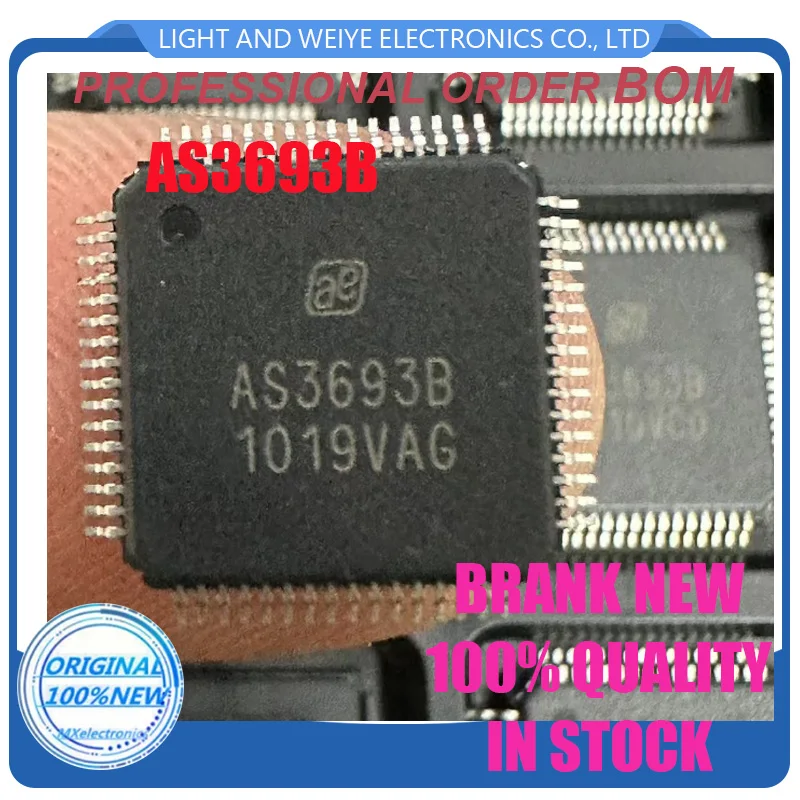 5pieces AS3693B AS3693B-ZTQT QFP64