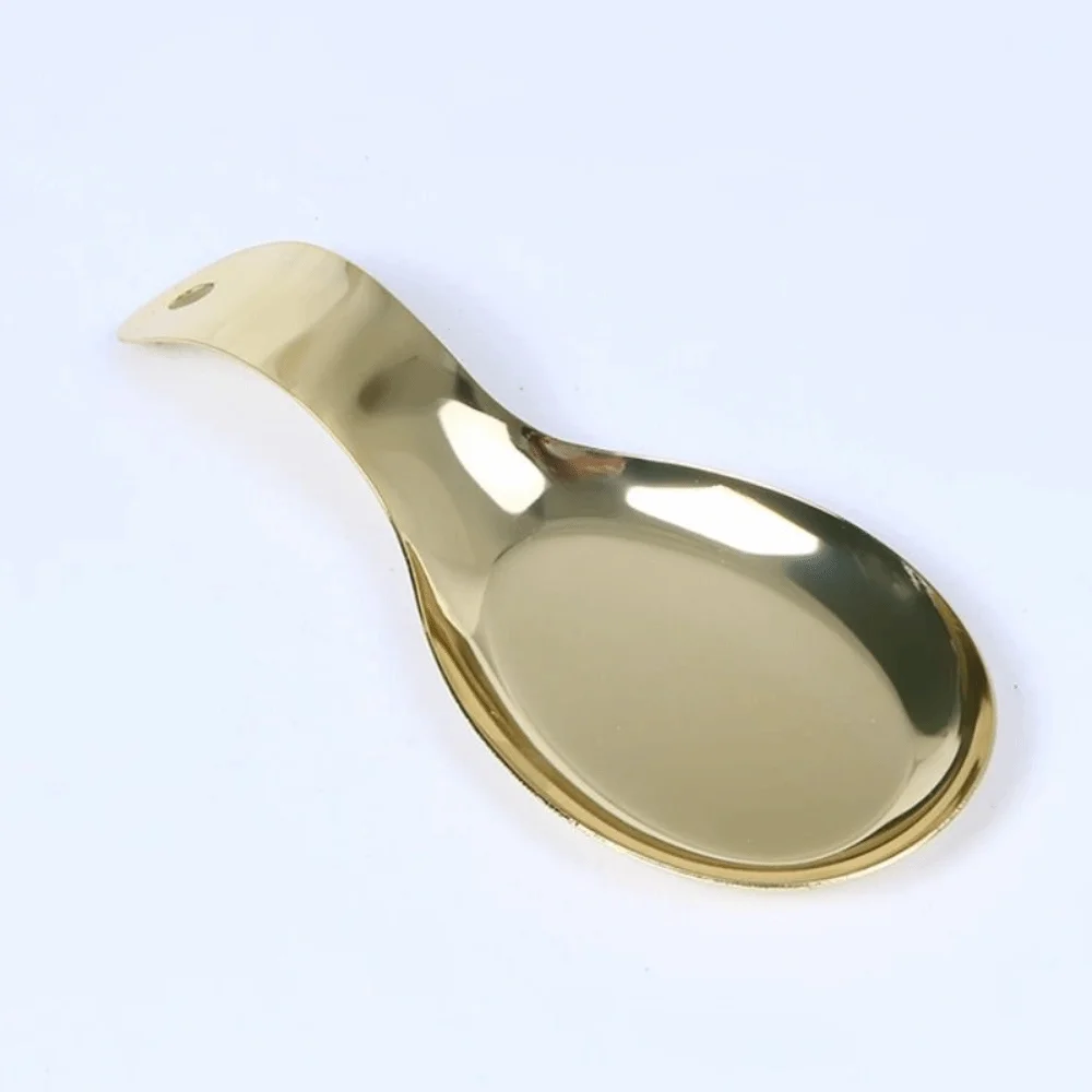 

2Pcs Stainless Steel Spoon Rest Stove Top Storage Heat Resistant Kitchen Utensil Holder Stackable Thickened Spatula Holder