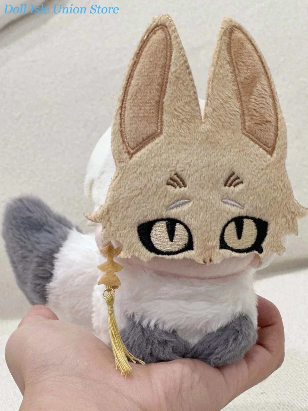 Fox Mask Shimizu Hinako Attributes Cotton Doll Nunu Body Toys Present Cute 10cm Anime Cute Soft Dolls Pendant