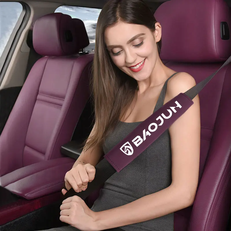 

Car Seat Belt Cover Pore Pu Breathable Cushion Protector Shoulder Protection For Baojun 510 730 360 560 RS-5 530 630 Accessories