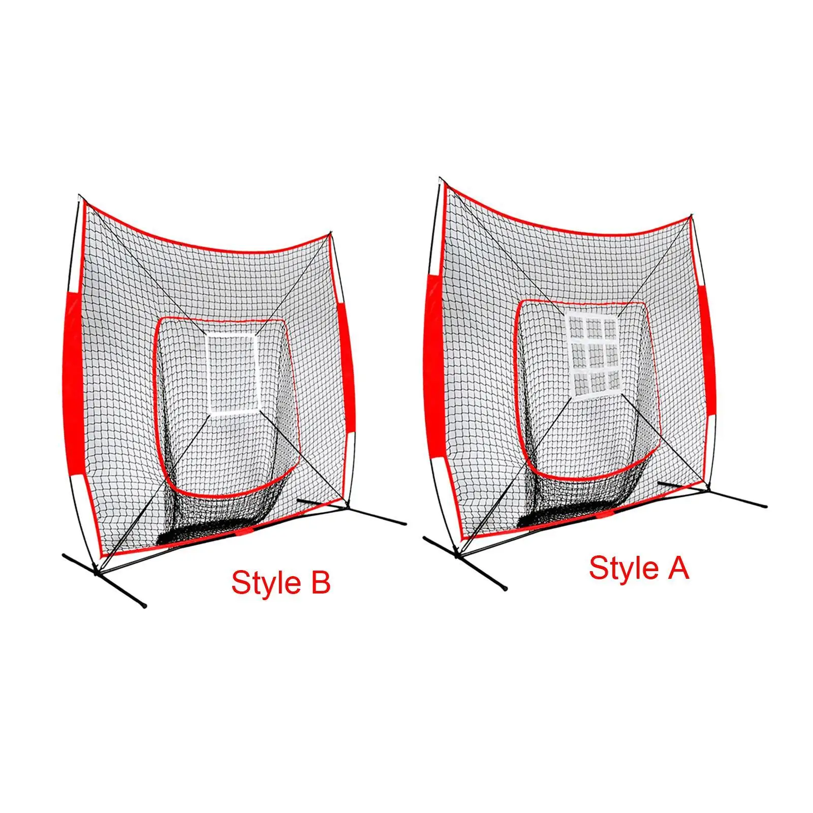 7ftx7ft Baseball Net, Softball Replacement Net Equipment, Convenient Portable Baseball Practice Net Training Aid for Training