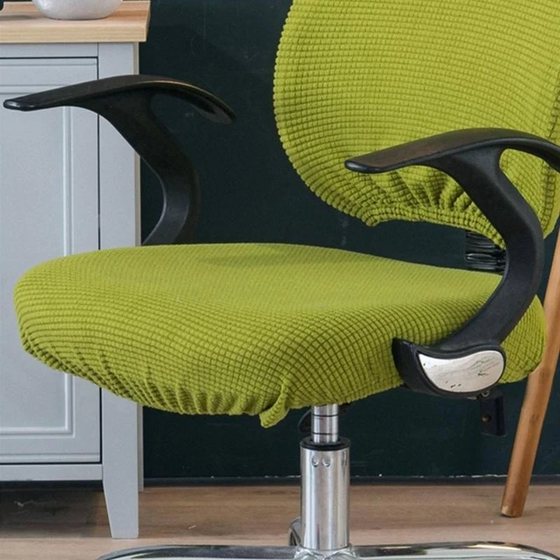 

Кукурузный бархатный чехол для офисного игрового стула, домашний эластичный чехол из спандекса для компьютера, вращающийся чехол для кресла с подъемником, пыленепроницаемый, высокое качество