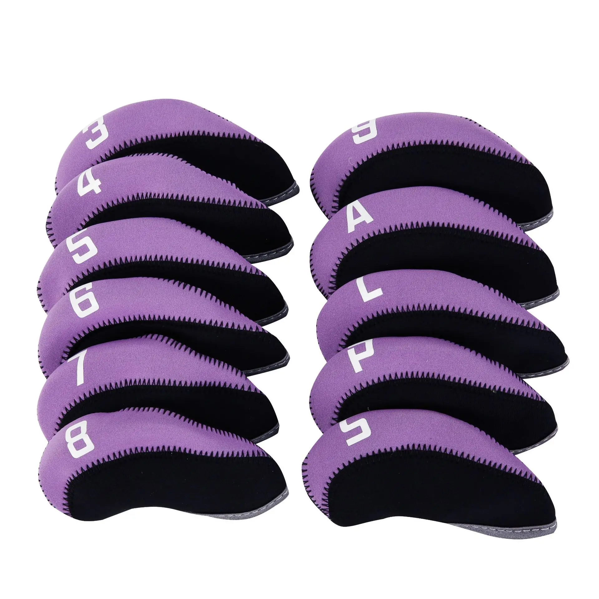 New Golf Iron Head Covers 1 Set Putter Headcover Protector, Lightweight Durable Portable Universal Irons Clubs