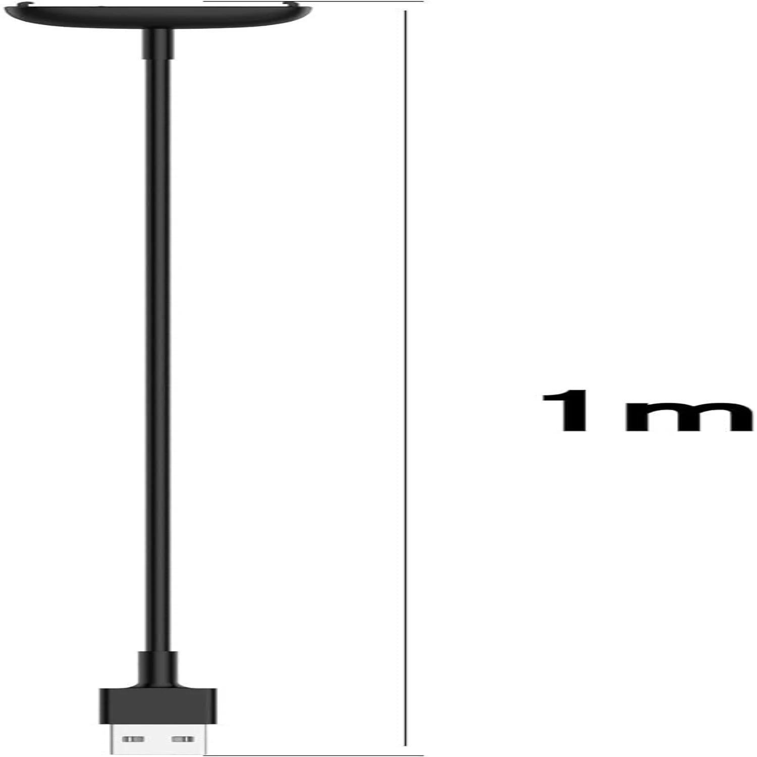 Verbeterde duurzame hoogwaardige zwarte oplaadkabels voor activiteit en fitnesstracker 6+ - Superieure prestaties en duurzame Compa