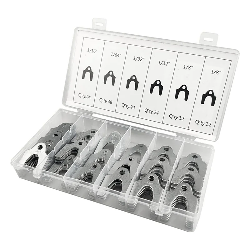 T21C Piece 144-Piece Body Shim Set Auto Alignment 1/16" 1/64" 1/32" 1/8" Shims Assortment