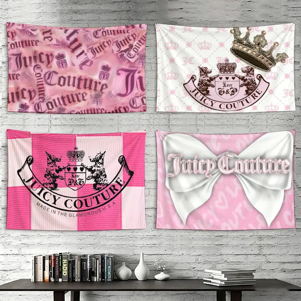 

HOT Fashion J-Juicy JC Couture Flags Wall Hanging Tapestry Outdoor Garage Room Decorative flag Background Blanket