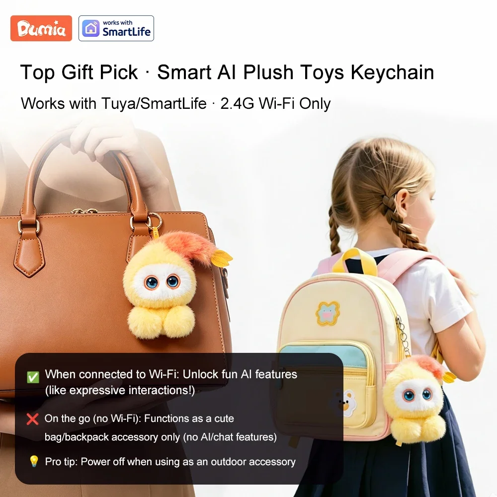Robot de Peluche Inteligente DBS con Ojos LED y Control por Voz, Juguete Interactivo Inteligente Recargable por USB, Compañero para Niños, Regalos/Hogar Inteligente
