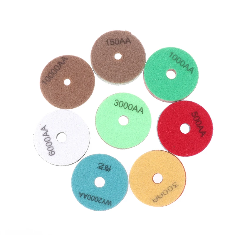 Sponge Diamond Polishing Pads Granite Marble Artificial Stone Polishing Cleaning Tool Concrete Sanding Disc For Polisher