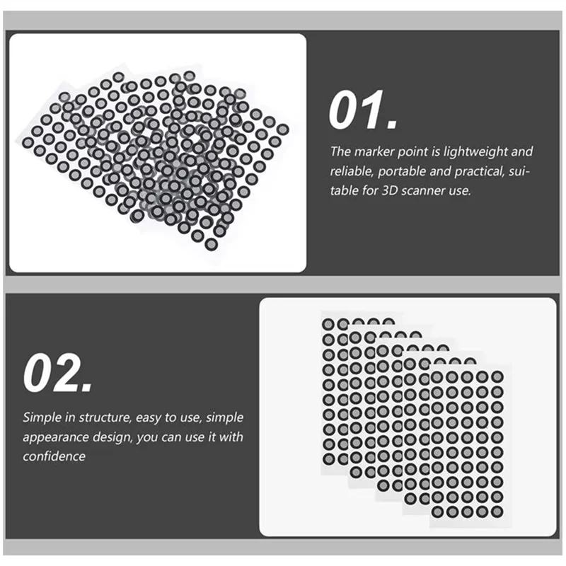 

IALJ-10 листов сканер светоотражающая пленка 6 мм 3D маркер для сканирования точек маркеры отражения маркеры для домашних животных точки