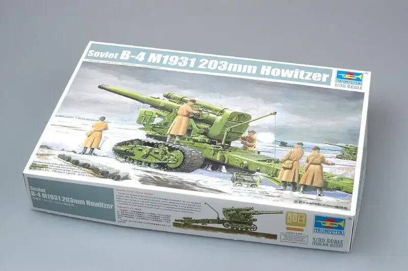 

Комплект модели Trumpeter 02307 1/35 Советский B-4 M1931 203 мм Гаубица Сборка пластиковой модели