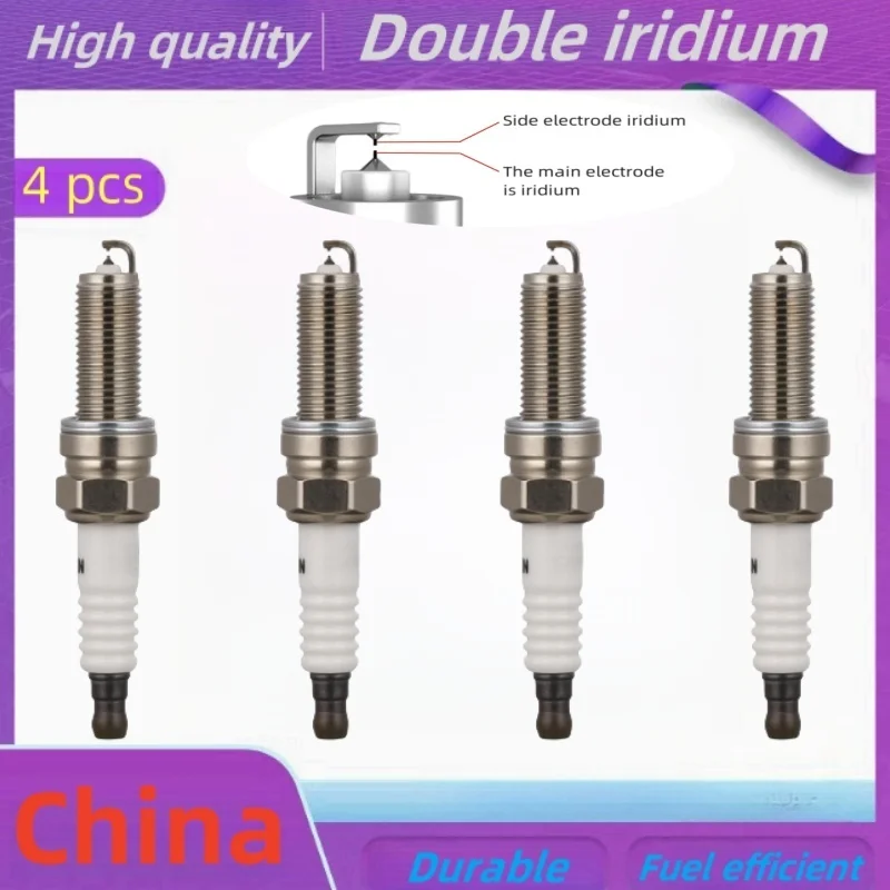 4pcs/ For GAC Trumpchi GA3 GA3S Vision GS3 Shadow Speed Double Iridium Spark Plugs/Auto Parts