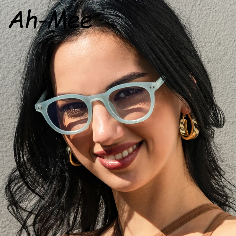 Senderismo 1/3 Uds. Monturas de gafas clásicas de ojo de gato antiluz para mujer, gafas Vintage con bloqueo de luz azul transparente, montura óptica Unisex