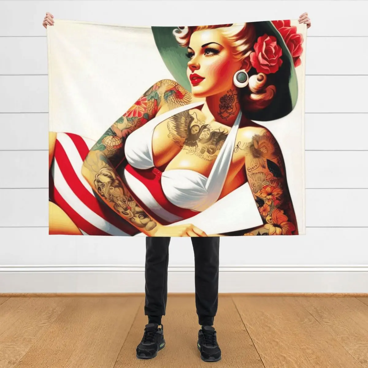 

Горячий купальник, одеяло в стиле пин-ап, свободные детские плюшевые одеяла