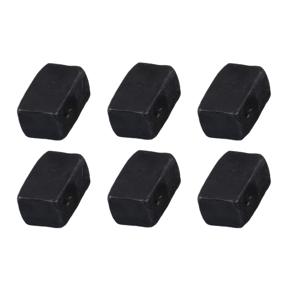 Gear Insert Block Bridge Saddle 8.15mm* 4mm* 5mm Accessories Parts 6* 6Pcs Black Electric Guitar For Floyd Rose