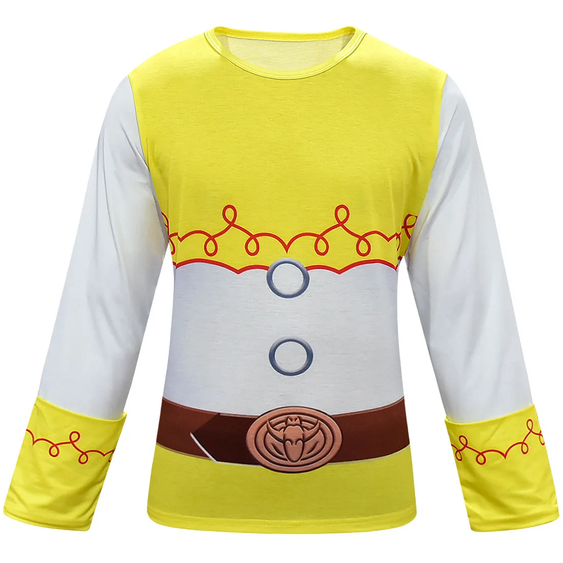 Toy Story Jessie Cosplay Costume for Girls Kids Cowgirl Doll Printed Cosplay Outfit Halloween Carnival Dress Up Clothes Set - view 4