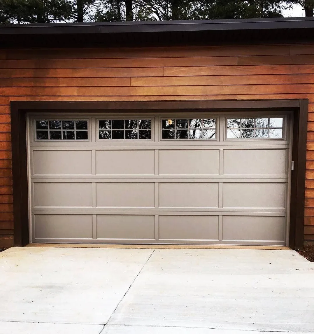 

DN Custom Frosted Glass Remote Control Garage Door Electric Automatic Aluminum Garage Door with Anti-theft Performance