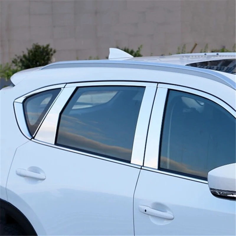 

WELKINRY For Mazda CX-5 KF 2nd Generation 2017-2025 Car Body Door Window Central Middle B C Column Pillar Post Cover Trim