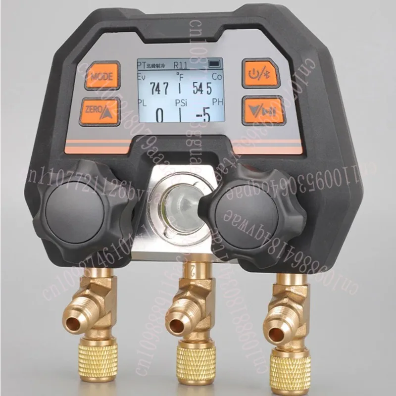 Bluetooth Wireless APP Digital Fluorine Adding Meter Automotive Air Conditioning Refrigerant Pressure Gauge 2025 NEW