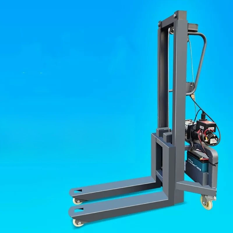 Small electric forklift lift trolley air box truck artifact convenient truck-mounted forklift