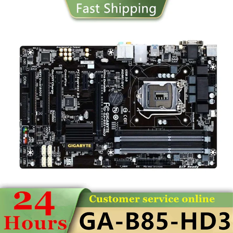 

Desktop Motherboard GA-B85-HD3 B85 Socket LGA 1150 i3 i5 i7 DDR3 32G Micro-ATX UEFI BIOS Mainboard