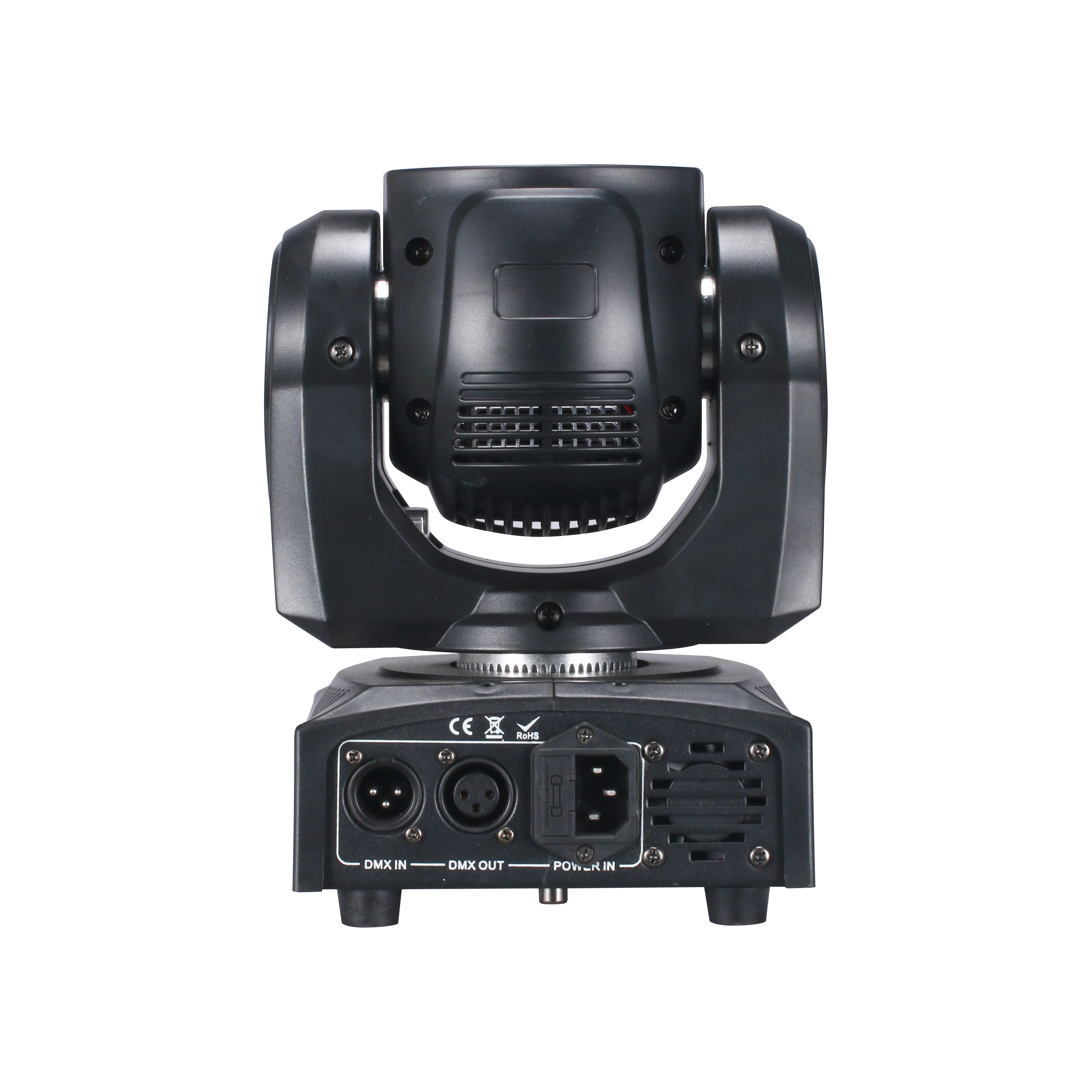 Lampu Sorot Bergerak Mini 60W dengan 12LED SMD5050 RGB 3in1 Efek Halo DJ DMX CLUB Cuci LED Super Terang Lampu Sorot DJ Kontrol Dmx