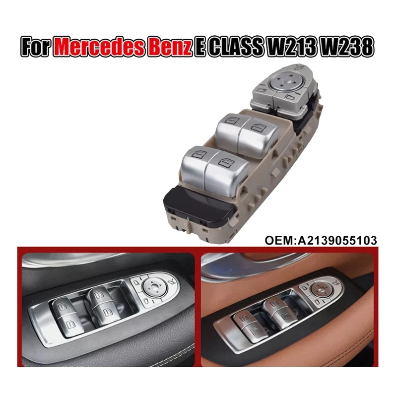 Car Front Left Side Electric Power Window Lift Control Switch A2139055103 For Mercedes-Benz E CLASS W213 W238 LHD