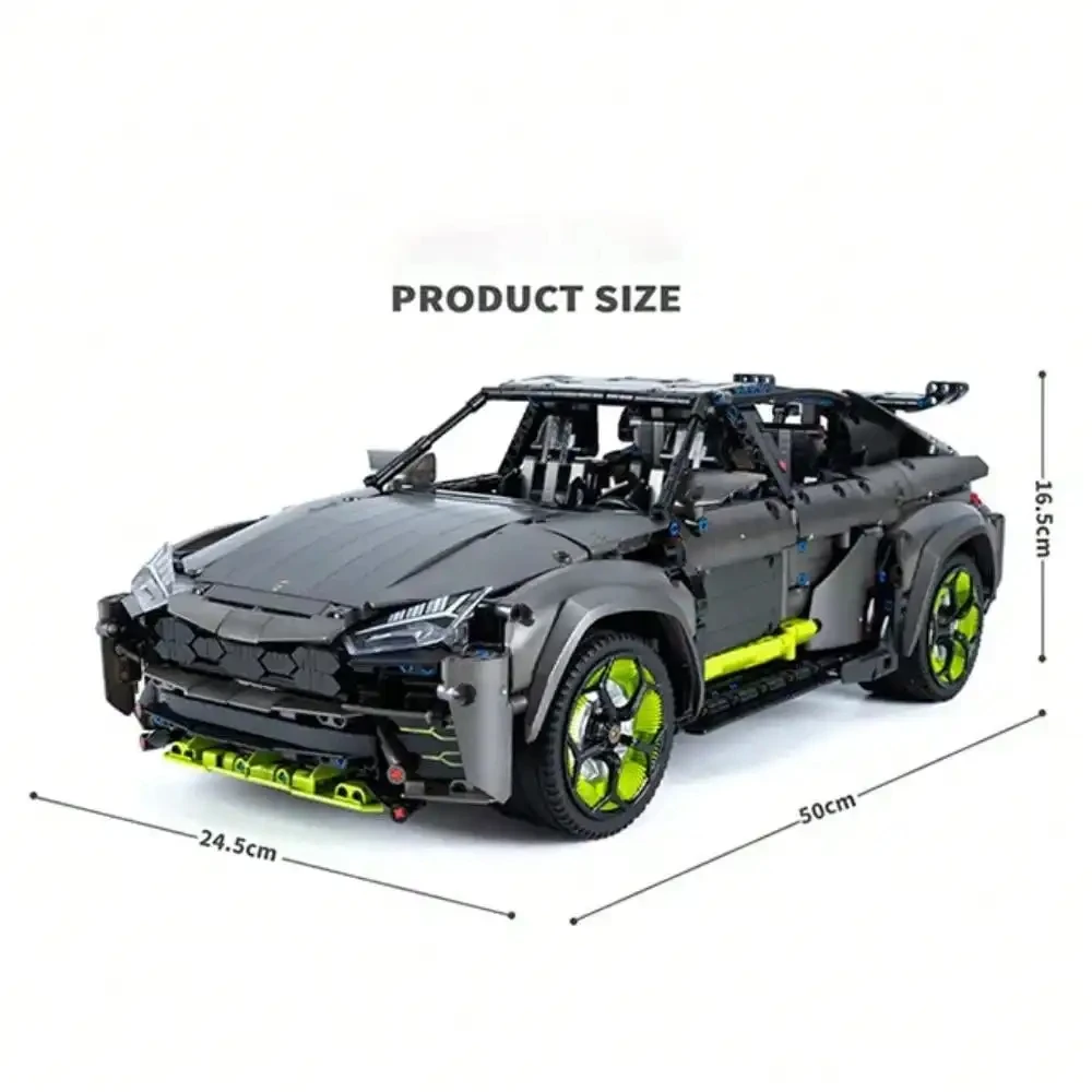 3251PCS High-Tech Super Racing Sport 1:8 Car Building Blocks Educational Bricks Creative Toys for Children Adult Christmas Gifts