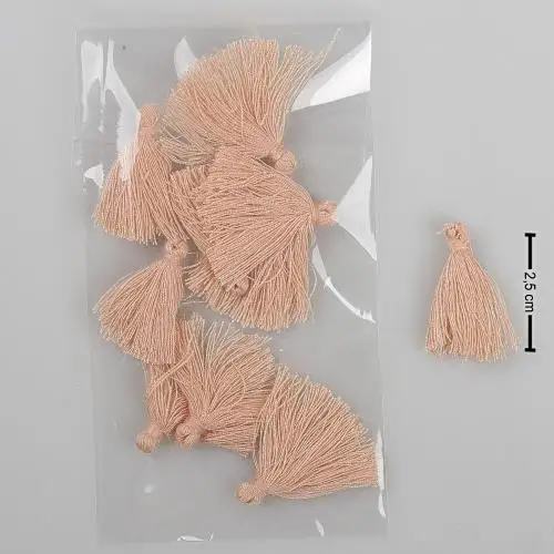 Cotton Tassel 3 cm 10 pcs