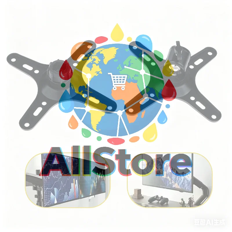 1 مجموعة المحمولة رصد تصاعد قوس لوحة VESA 1/4 بوصة ثقب المسمار إلى 100x100 مللي متر 75x75 مللي متر M4 المسمار مجموعة جدار جبل حامل #1