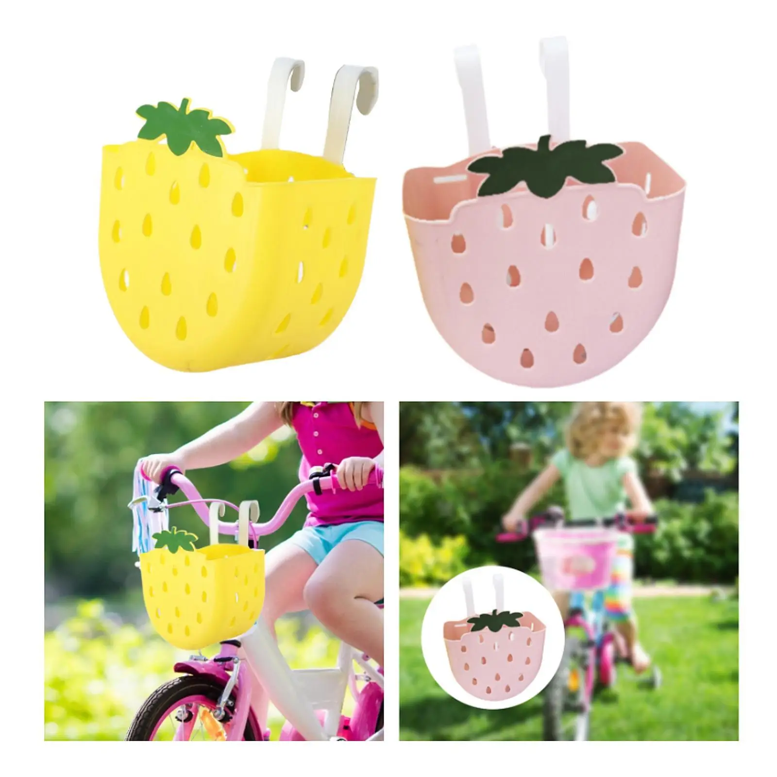 

Передняя корзина для детского велосипеда, съемный руль, подвесная детская велосипедная корзина для кемпинга, скутеров, покупок, уличные балансировочные велосипеды