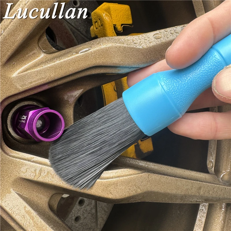 Lucullan All In The Deatils Synthetic Brush Tools Strong and Soft Enough For Multi Purpose Auto Detailing Cleaning