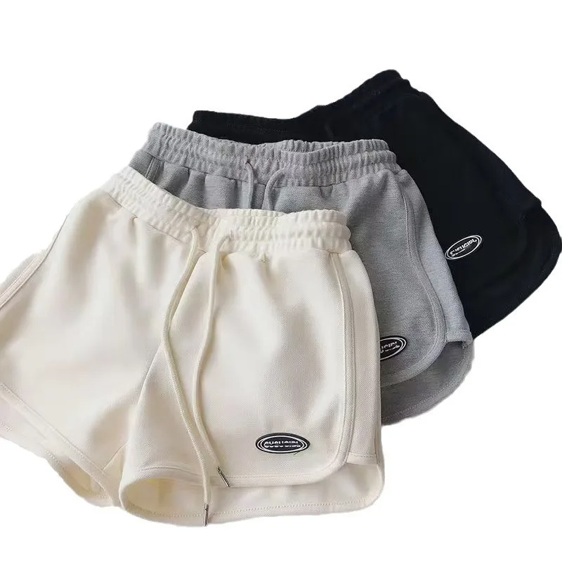 Running Casual Sports Shorts For Women In The Summer Of 2025  Trendy High Waisted Loose Fitting Fitness A-Line Pants  Wide Leg