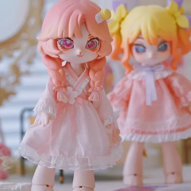 ボニーウサギ星月夜章シリーズブラインドボックス 12 分 BJD モバイルドレスアップ人形ミステリーボックスガールサプライズギフト