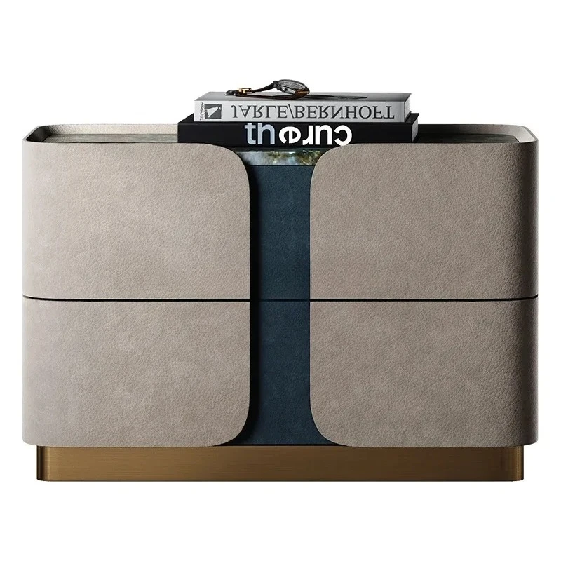 

Новая легкая роскошная серия для спальни всего дома, креативная прикроватная тумбочка, шкафчик s14