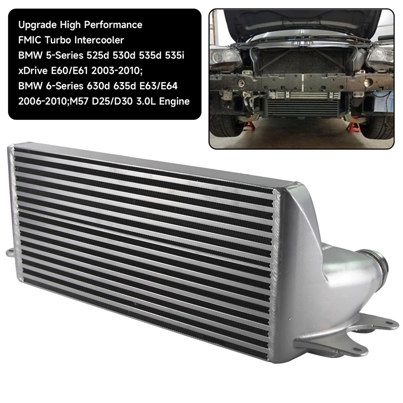 Tuning Performance Intercooler Fits for BMW E60/61 525d 2004-2010 530d 2003-2010 535d 2003-2009 E63/64 635d 2006-2010