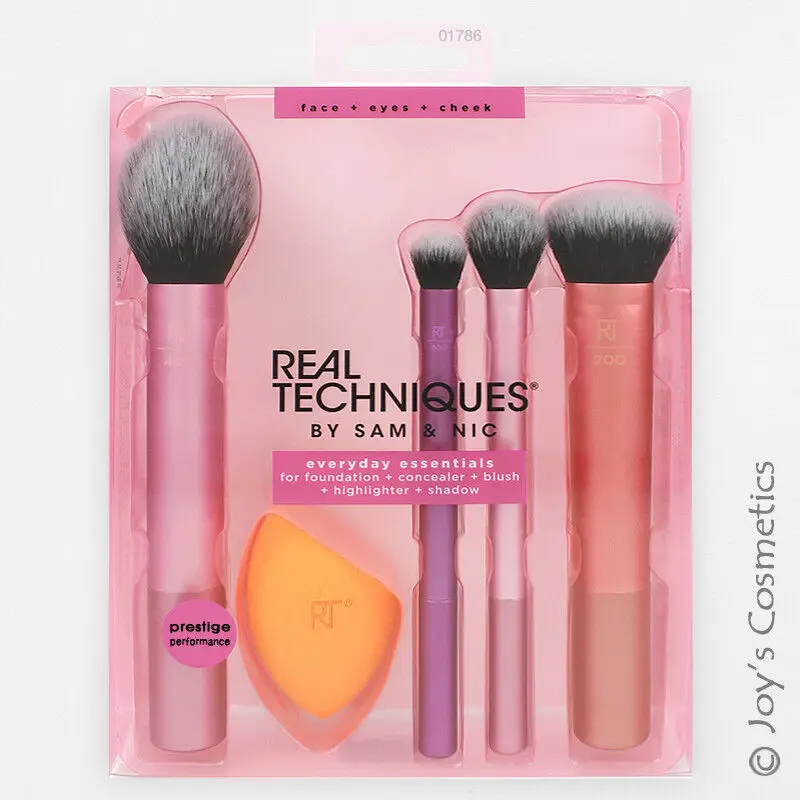 Real Techniques 1786 Brushes Foundation Loose Powder Concealer Blending Blush Brush Professional Cosmetic Beauty Makeup Tool