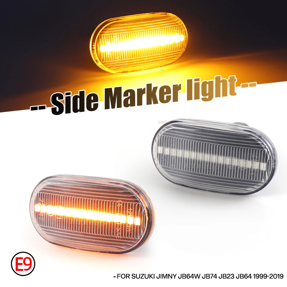 Dynamic Side Marker Light Turn Signal Lamp Blinker For Suzuki Jimny Sierra Lapin Carry Truck For Mazda AZ Spiano Scrum Chevrolet