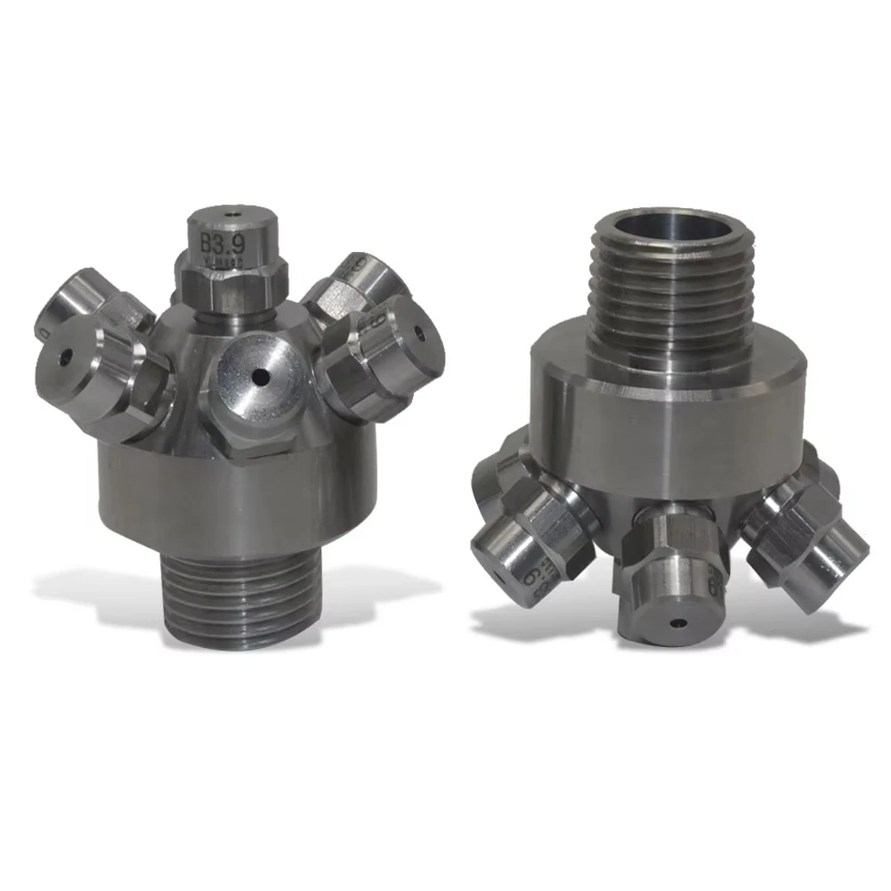 360° 7 Holes Tank Cleaning Nozzle Stainless Steel 1/2