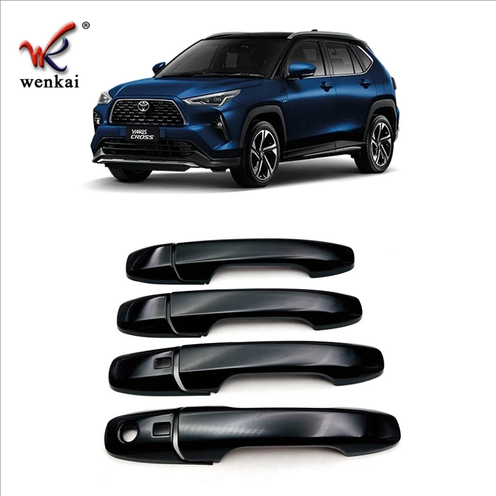 For Toyota Yaris Cross 2023 Door Handle Cover Cap Sticker Chrome Accessories 8PCS