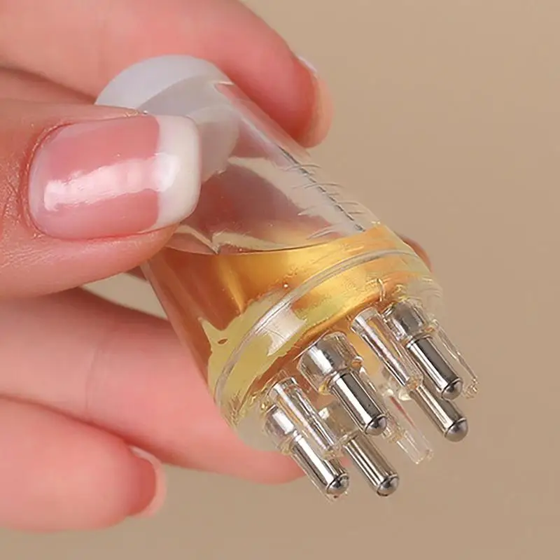 6ml Scalp Applicator Mini Head Massager Roller Ball Brush Hair Growth Oil Medicine Liquid Applicator Massage Comb