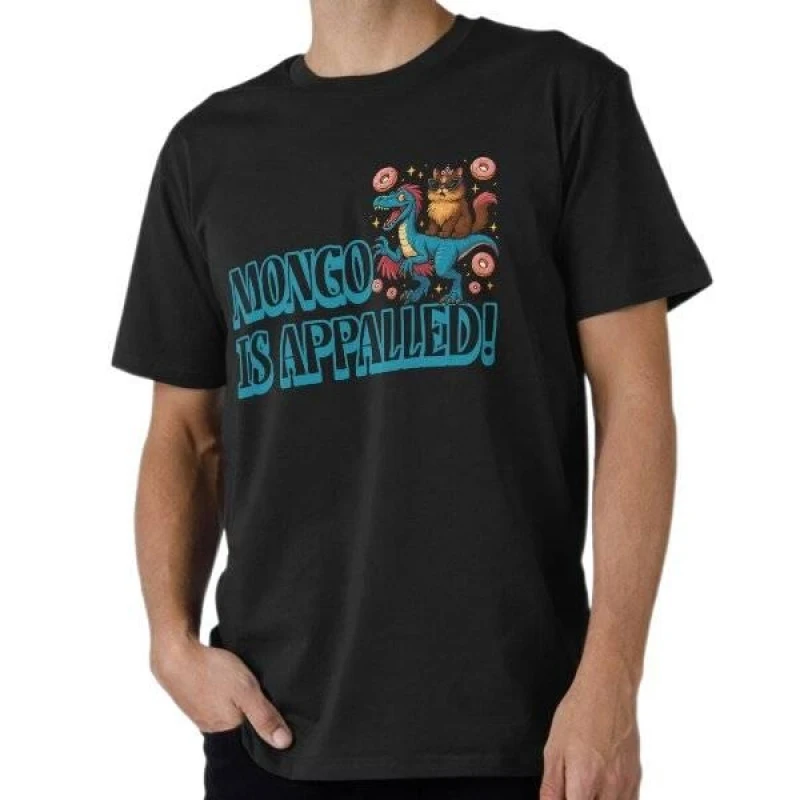 

Mongo is Appalled! Sic-Fi Dungeon Crawler Carl Anime Gift T-Shirt short sleeve Cartoon Graphic Tee Y2K clothes All size tops