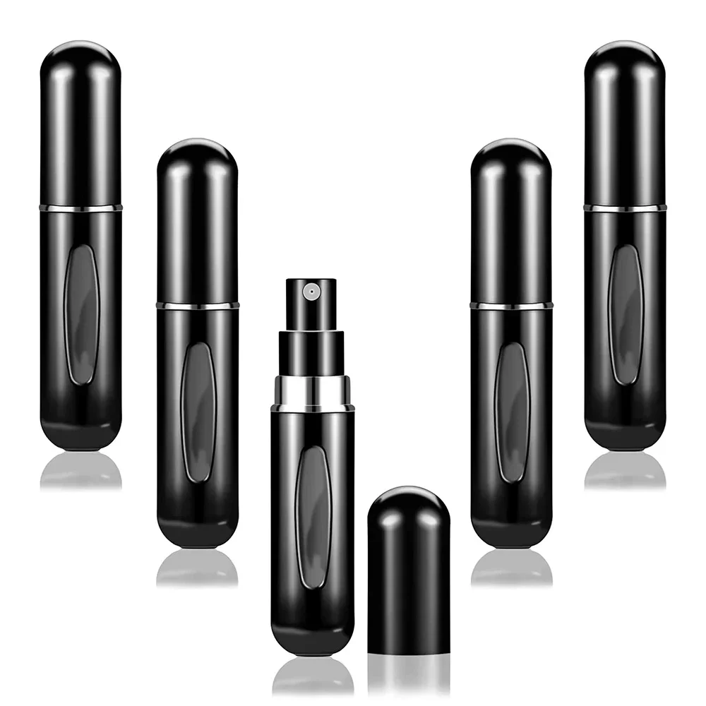 5 Stuks 5Ml Mini Navulbare Parfumfles Met Spray Geurpomp Lege Cosmetische Container Verstuiver Fles Voor Reis Tool