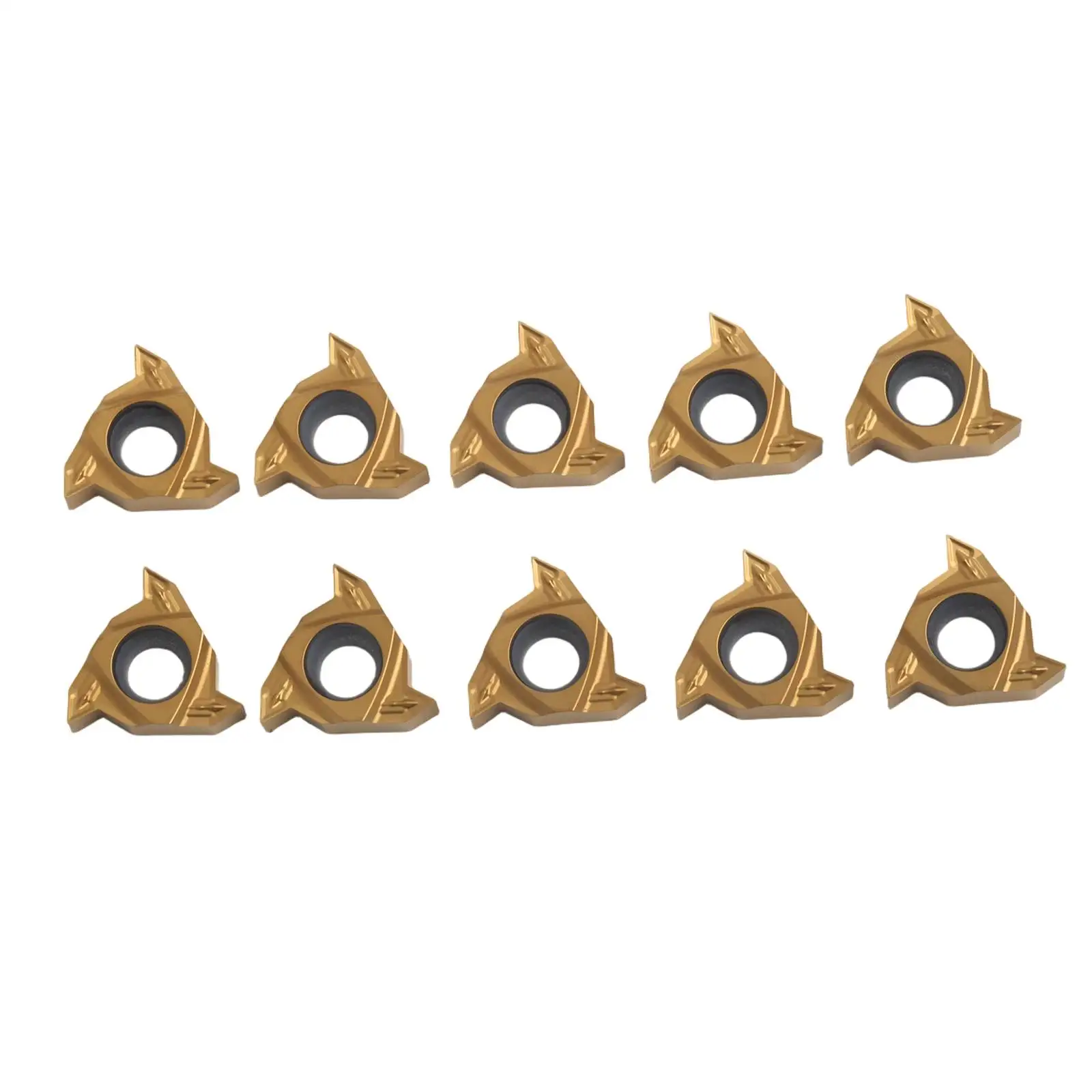 

Carbide Turning Insert For Processing Metal Internal Thread Inserts Gold LT16.01N-G60P Easy To Replace Excellent Performance