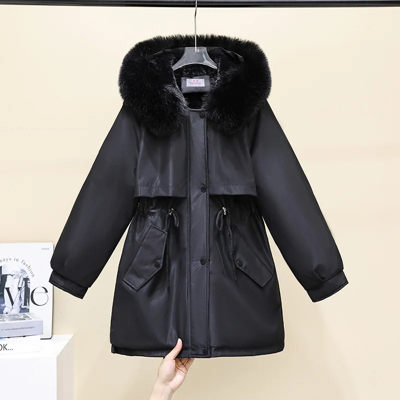Women's Thickened Warm Jacket Korean Style Cotton Padded Coat Spring Summer Trendy Ladies' Outerwear No Brand Registered
