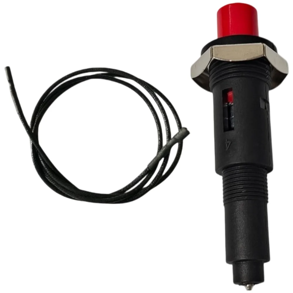 Maple Red Push Button Igniter Switch With 900mm Wire For Gas Grill Stove Barbecue BBQ Cooking Tool Replacement Part