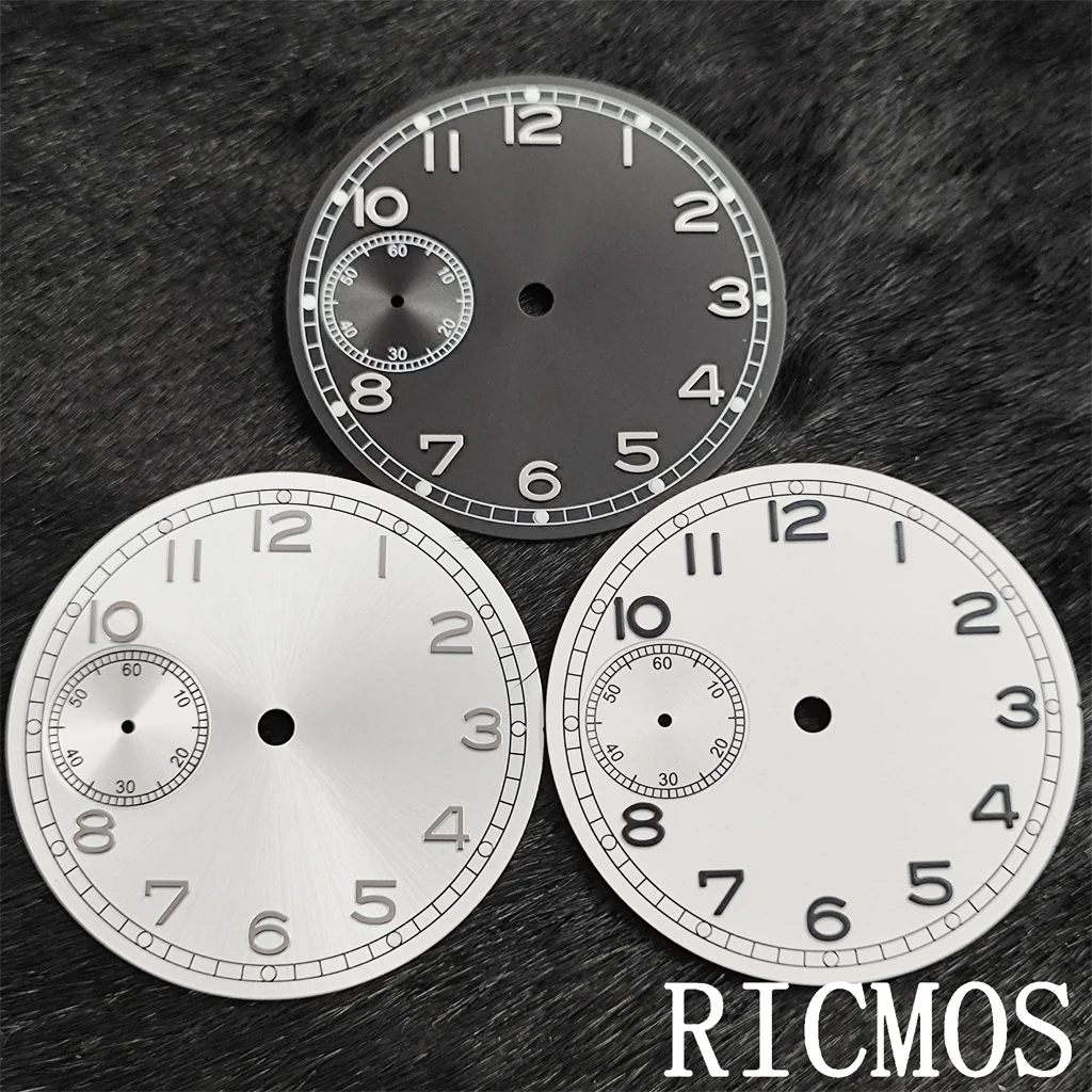 

Циферблат для часов ETA6497 ST3600, 37 мм, зеленый, светящийся, серебристый/белый/черный, для механизмов ETA6497 ST3600, аксессуары для часов