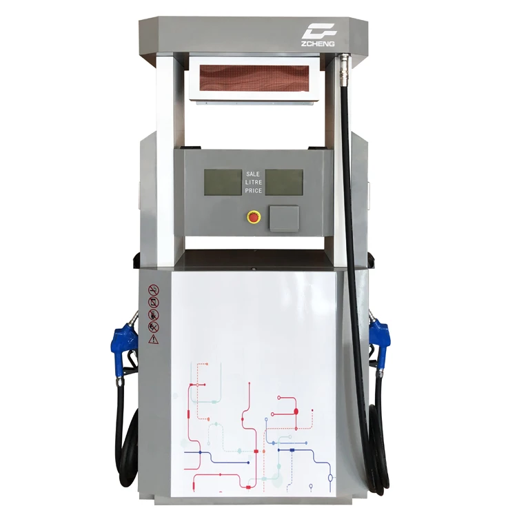 Automatic ZVA Nozzle Diesel Petrol Fuel Pump Tokheim Fuel Dispenser With Ticket Printer for Gas Station