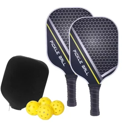 FEYA USAPA Fiberglass Fiber Pickleball Paddles Set-Graphite Lightweight Racquets Set Indoor and Outdoor Exercise for All Ages